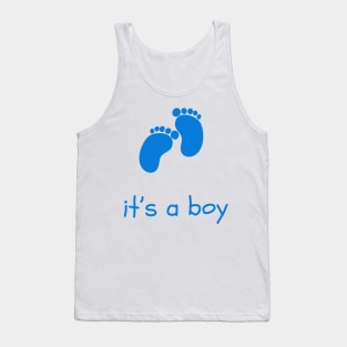 proud new mom,dad its a boy shirt "  Its A Boy Pregnancy  " Neowestvale, little one,newborn ( mom to be gift ) mother of boy, ( dad to be gift ) Tank Top